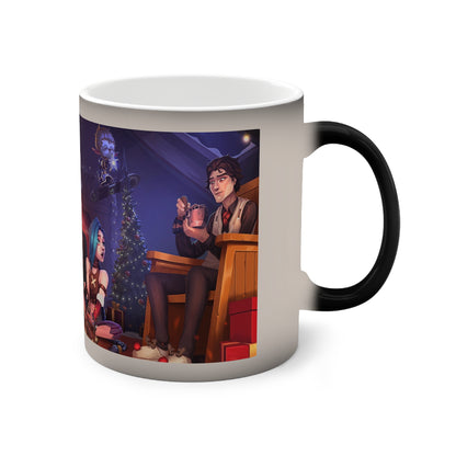 Personalized Family Zaun Color-Changing Ceramic Mug - Custom Gift