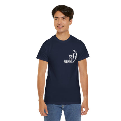 Unisex „Für die Allianz“ T-Shirt aus schwerer Baumwolle