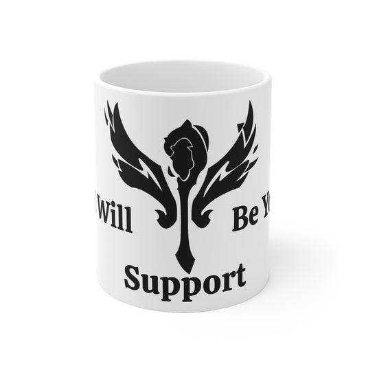 Personalized Support Ceramic Mug - Custom Gift