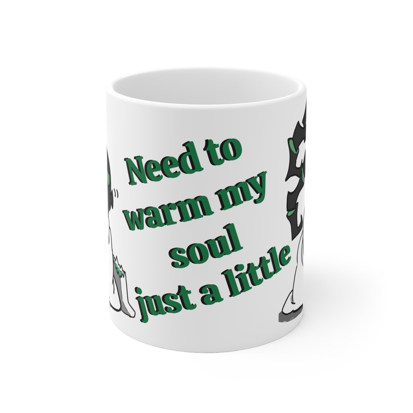 Personalized Cold Thresh Ceramic Mug - Custom Gift