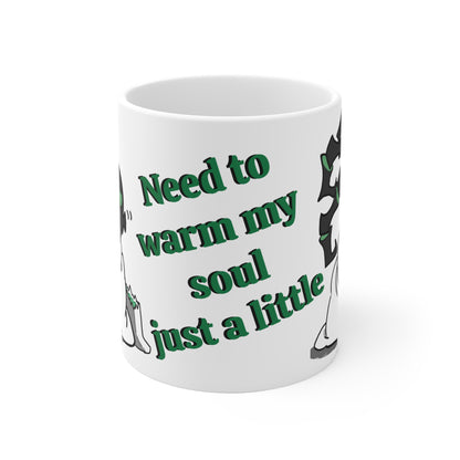 Personalized Cold Thresh Ceramic Mug - Custom Gift