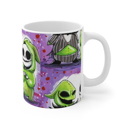 Personalisierte Jack Skellington Keramiktasse - Individuelles Geschenk