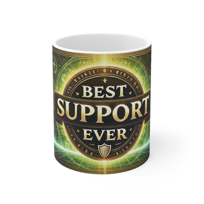 Personalized Best Support Ceramic Mug - Custom Gift