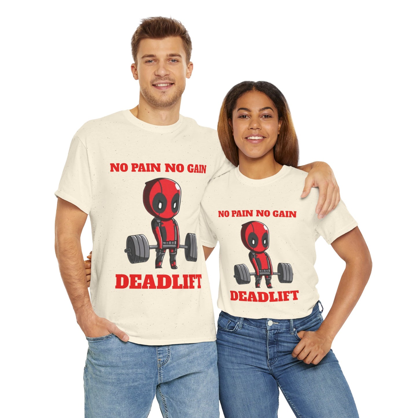 Unisex "DeadLift" Heavy Cotton T-Shirt