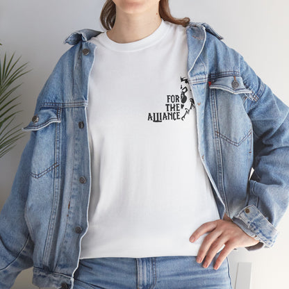 Unisex „Für die Allianz“ T-Shirt aus schwerer Baumwolle