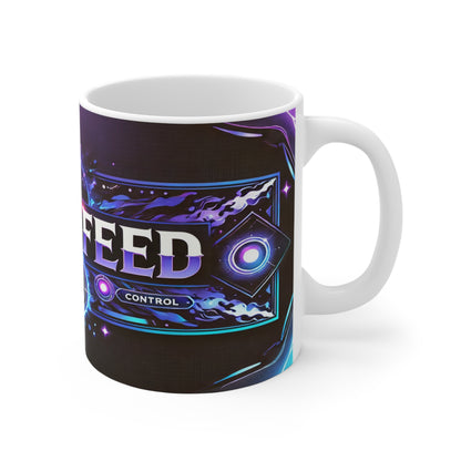 Personalisierte Mid- oder Feed-Keramiktasse - Individuelles Geschenk