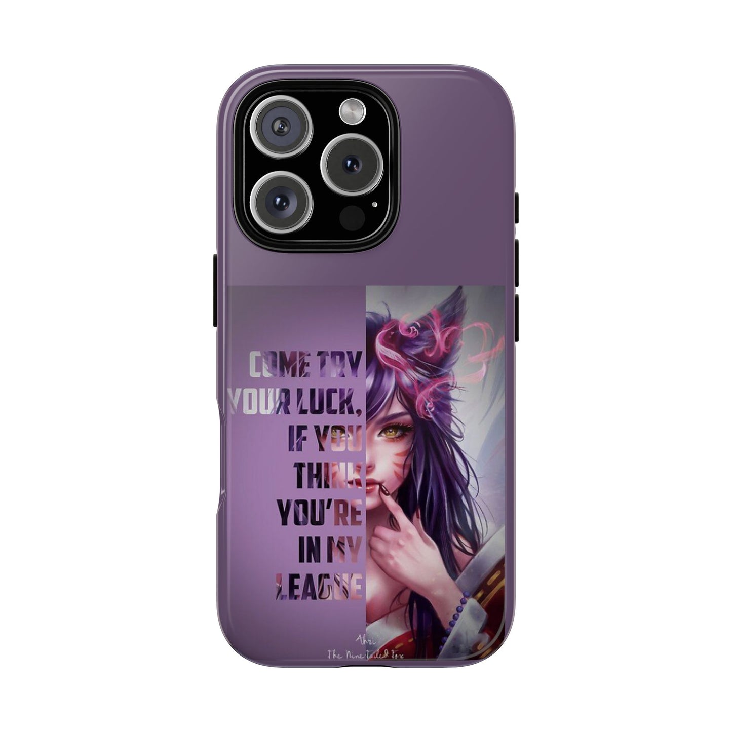 Tough Cases Custom Ahri Unique Phone Accessories