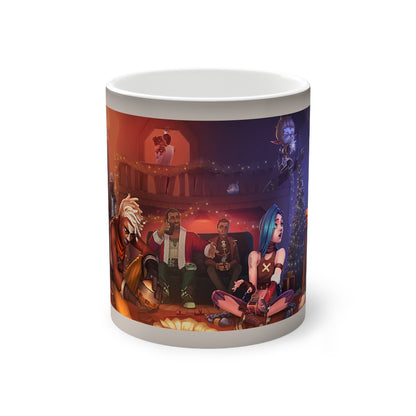 Personalized Family Zaun Color-Changing Ceramic Mug - Custom Gift