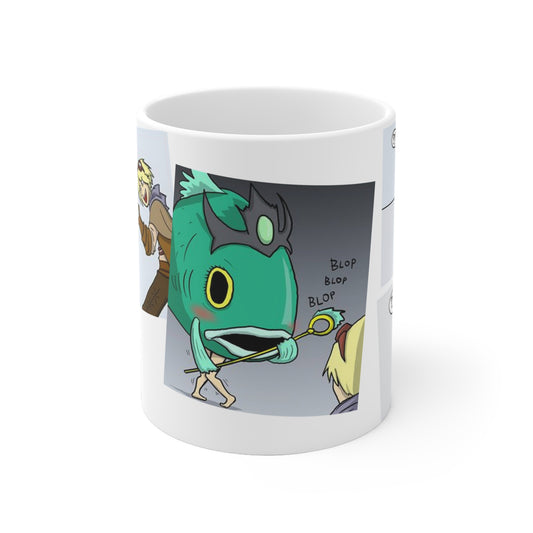 Personalisierte Nami und Ezreal Keramiktasse - Individuelles Geschenk