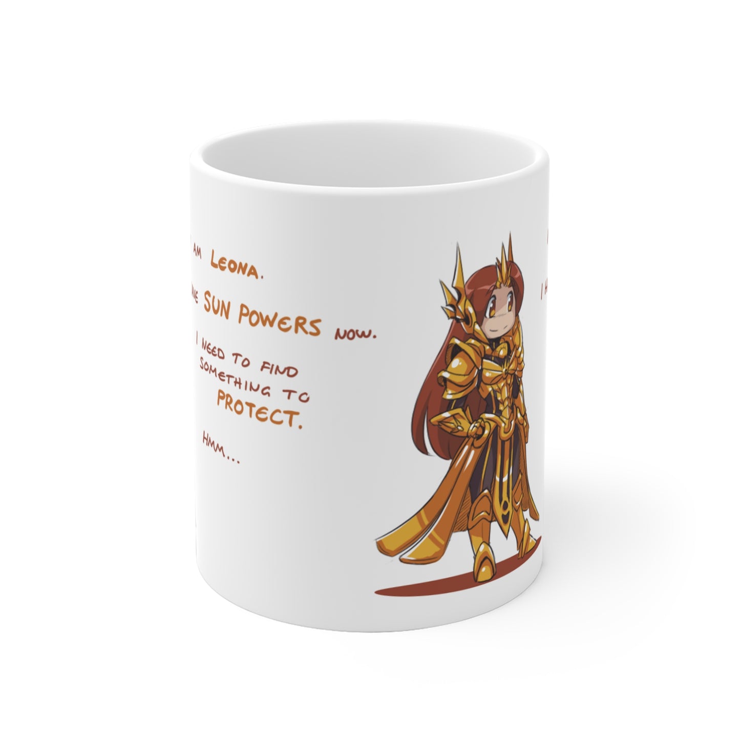 Personalized Leona Ceramic Mug - Custom Gift 11oz