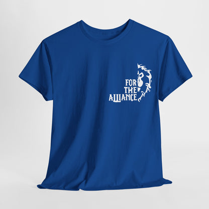 Unisex „Für die Allianz“ T-Shirt aus schwerer Baumwolle