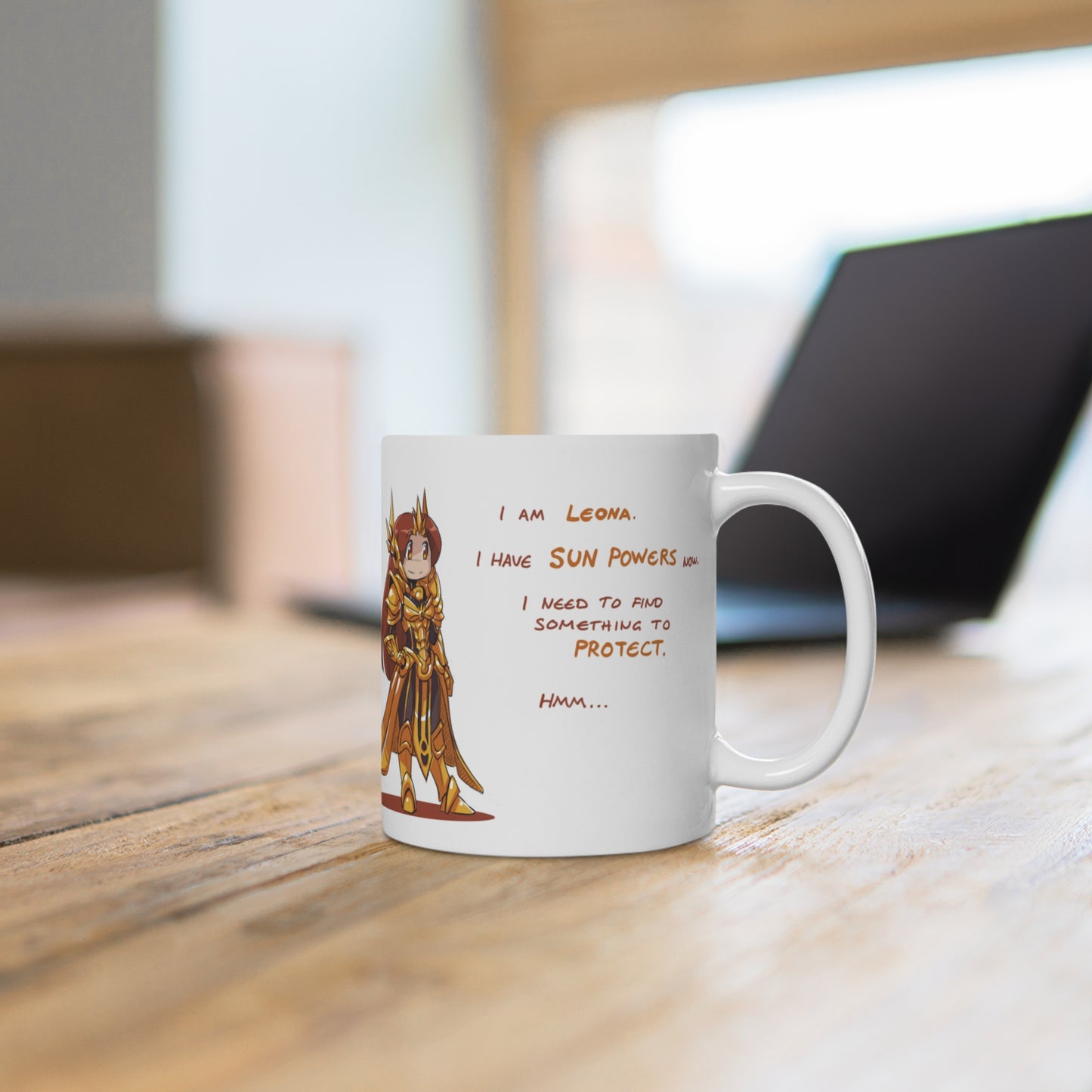 Personalized Leona Ceramic Mug - Custom Gift 11oz