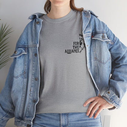 Unisex „Für die Allianz“ T-Shirt aus schwerer Baumwolle