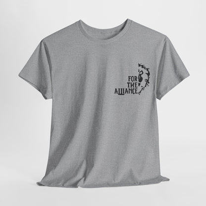 Unisex „Für die Allianz“ T-Shirt aus schwerer Baumwolle