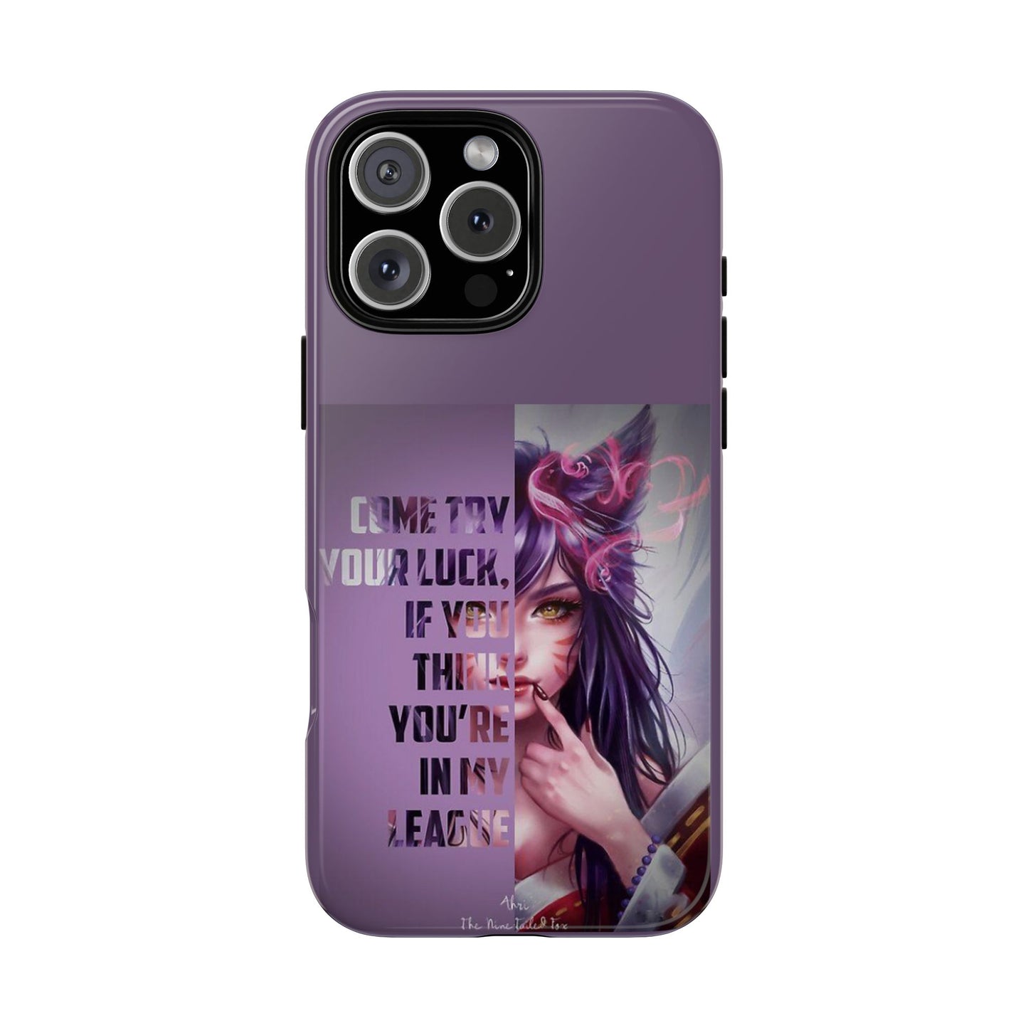 Tough Cases Custom Ahri Unique Phone Accessories