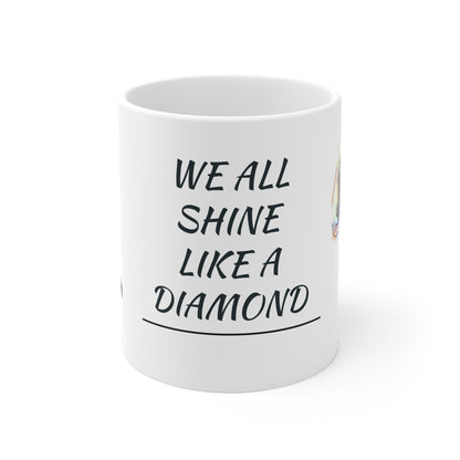 Personalized Lux ​​Ceramic Mug - Custom Gift 11oz