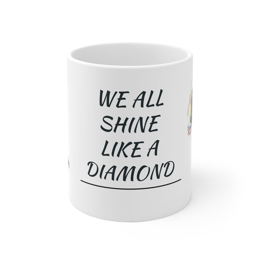 Personalized Lux Ceramic Mug - Custom Gift 11oz