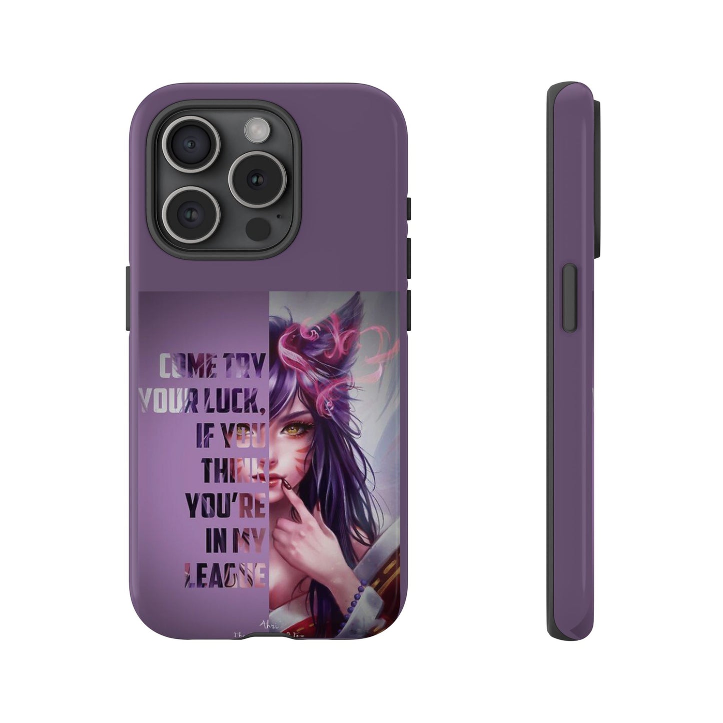 Tough Cases Custom Ahri Unique Phone Accessories