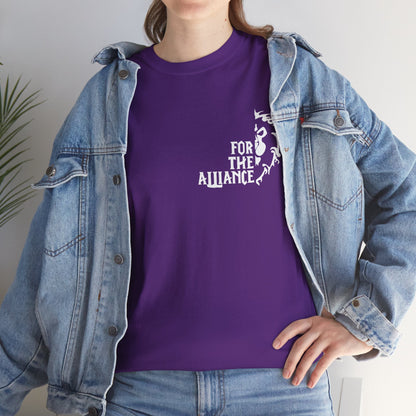 Unisex „Für die Allianz“ T-Shirt aus schwerer Baumwolle