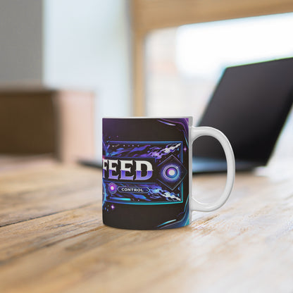 Personalisierte Mid- oder Feed-Keramiktasse - Individuelles Geschenk