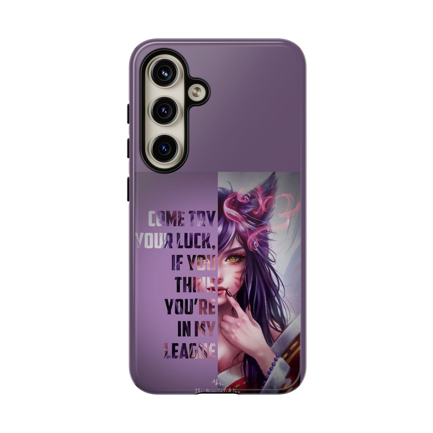 Tough Cases Custom Ahri Unique Phone Accessories