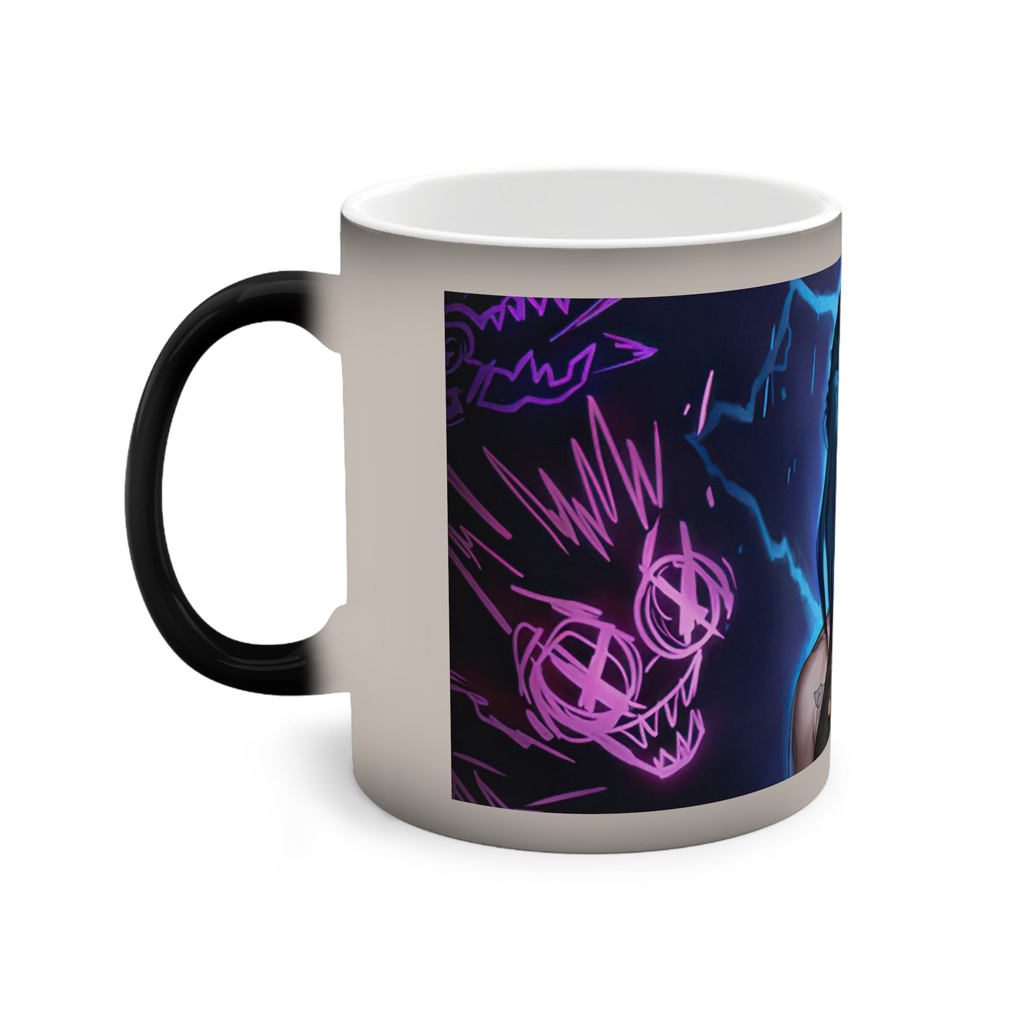 Personalized Jinx Mad Color-Changing Ceramic Mug - Custom Gift