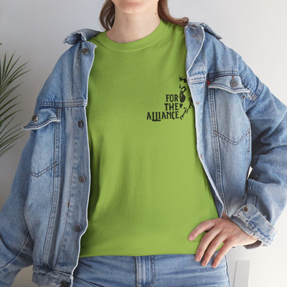 Unisex „Für die Allianz“ T-Shirt aus schwerer Baumwolle