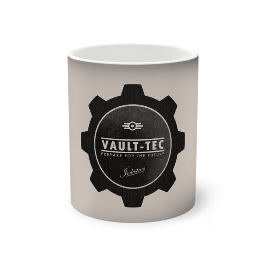 Personalisierter Vault-Tec Farbwechsel-Keramikbecher - Individuelles Geschenk