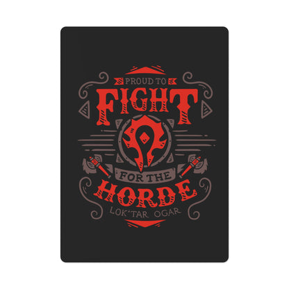 Poker Custom Cards For the Horde