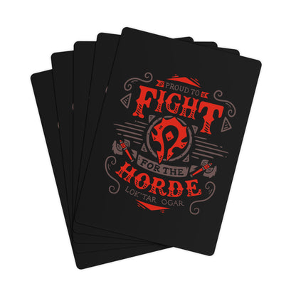 Poker Custom Cards For the Horde