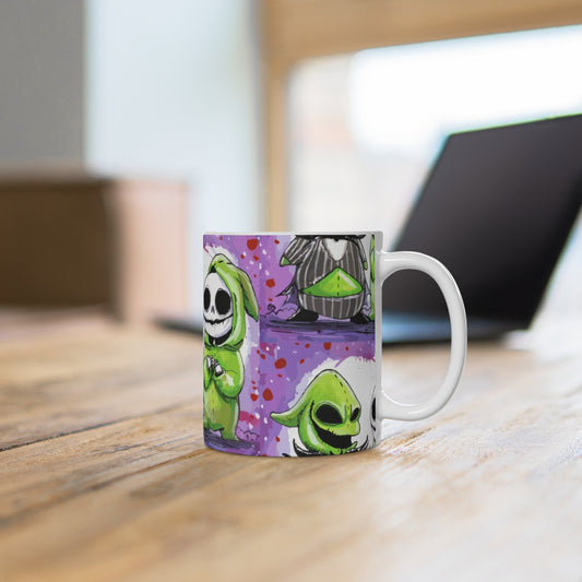 Personalisierte Jack Skellington Keramiktasse - Individuelles Geschenk