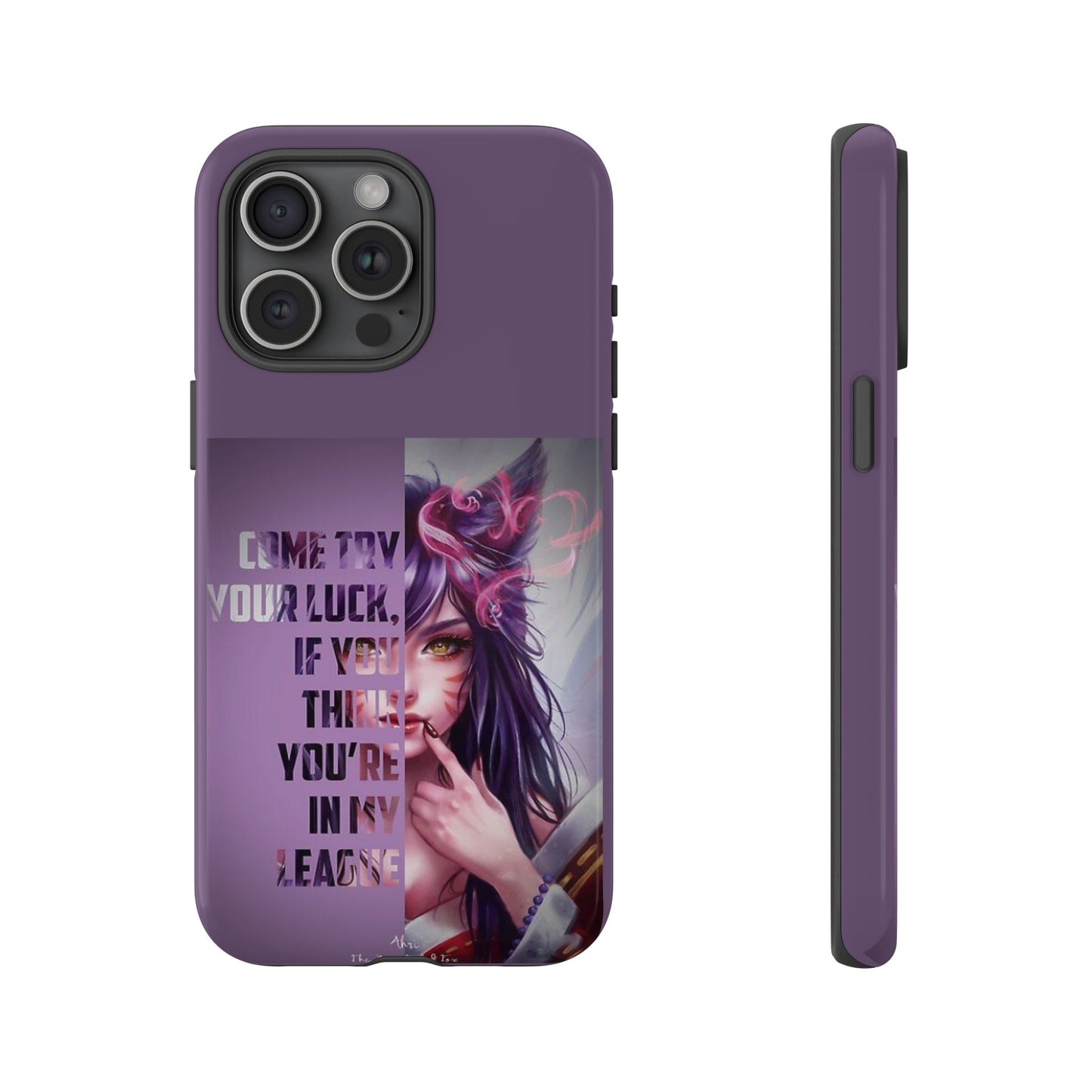 Tough Cases Custom Ahri Unique Phone Accessories