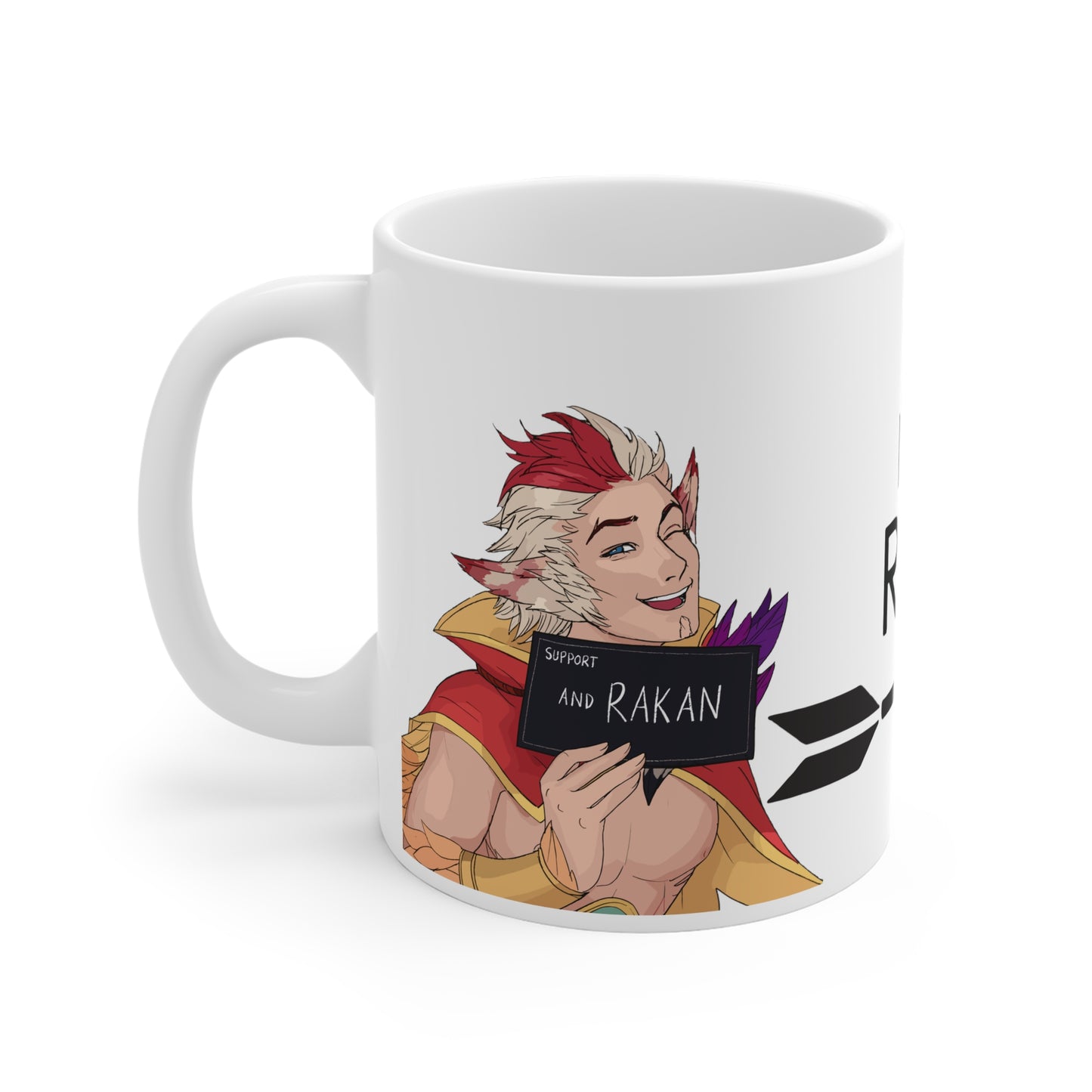 Personalized Rakan Ceramic Mug - Custom Gift