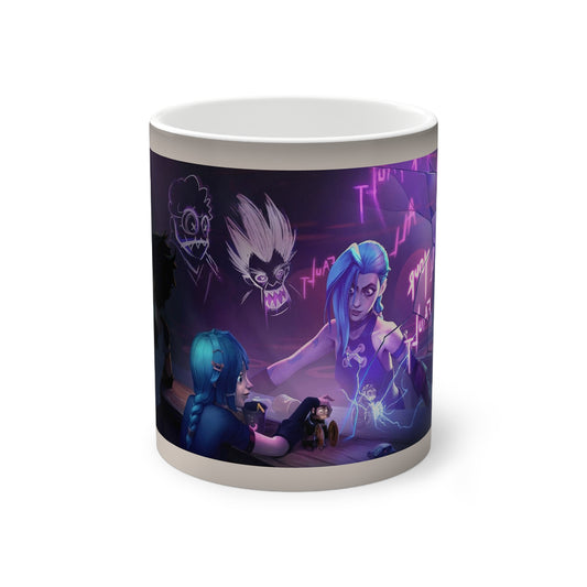 Personalized Crazy Jinx Color-Changing Ceramic Mug - Custom Gift