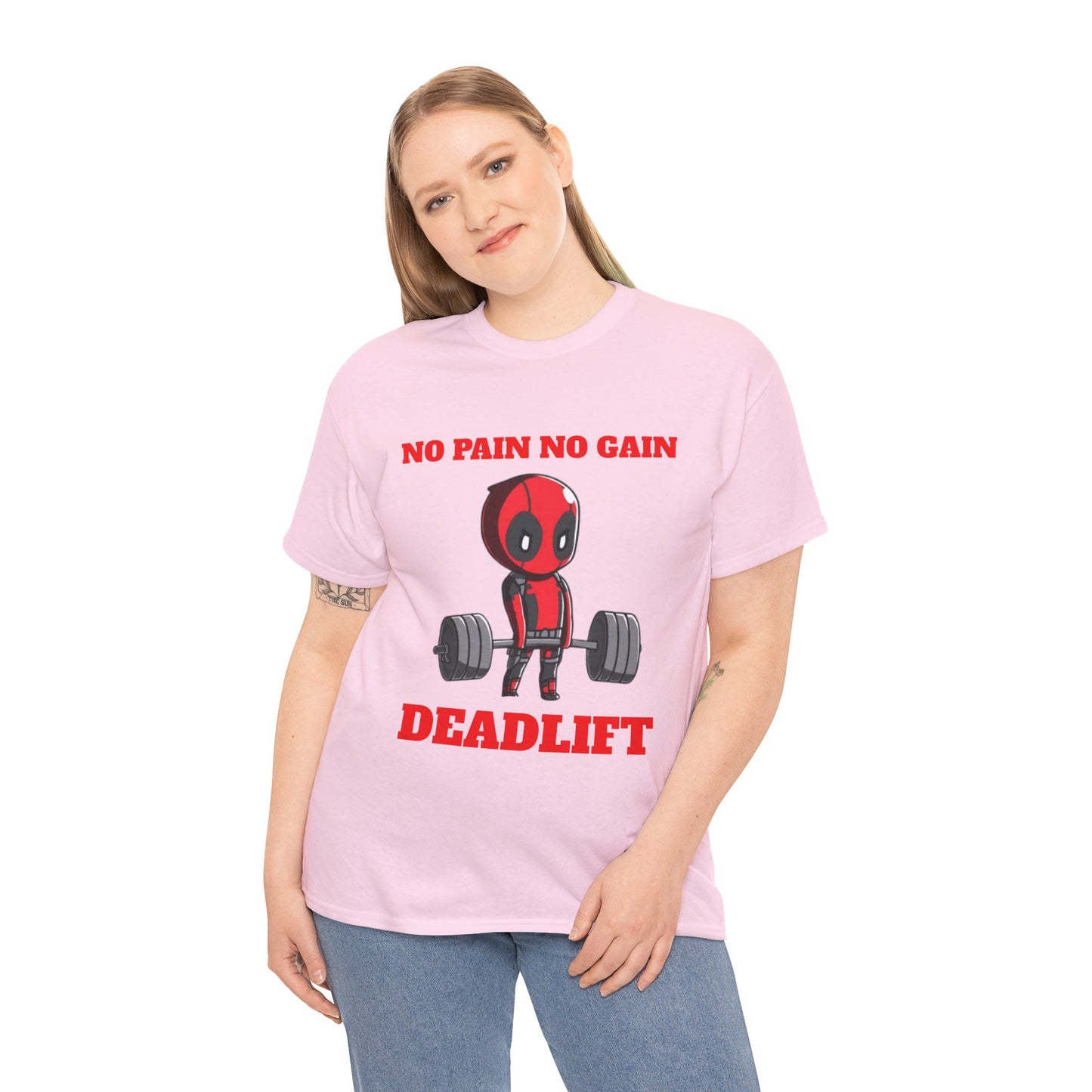 Unisex "DeadLift" Heavy Cotton T-Shirt