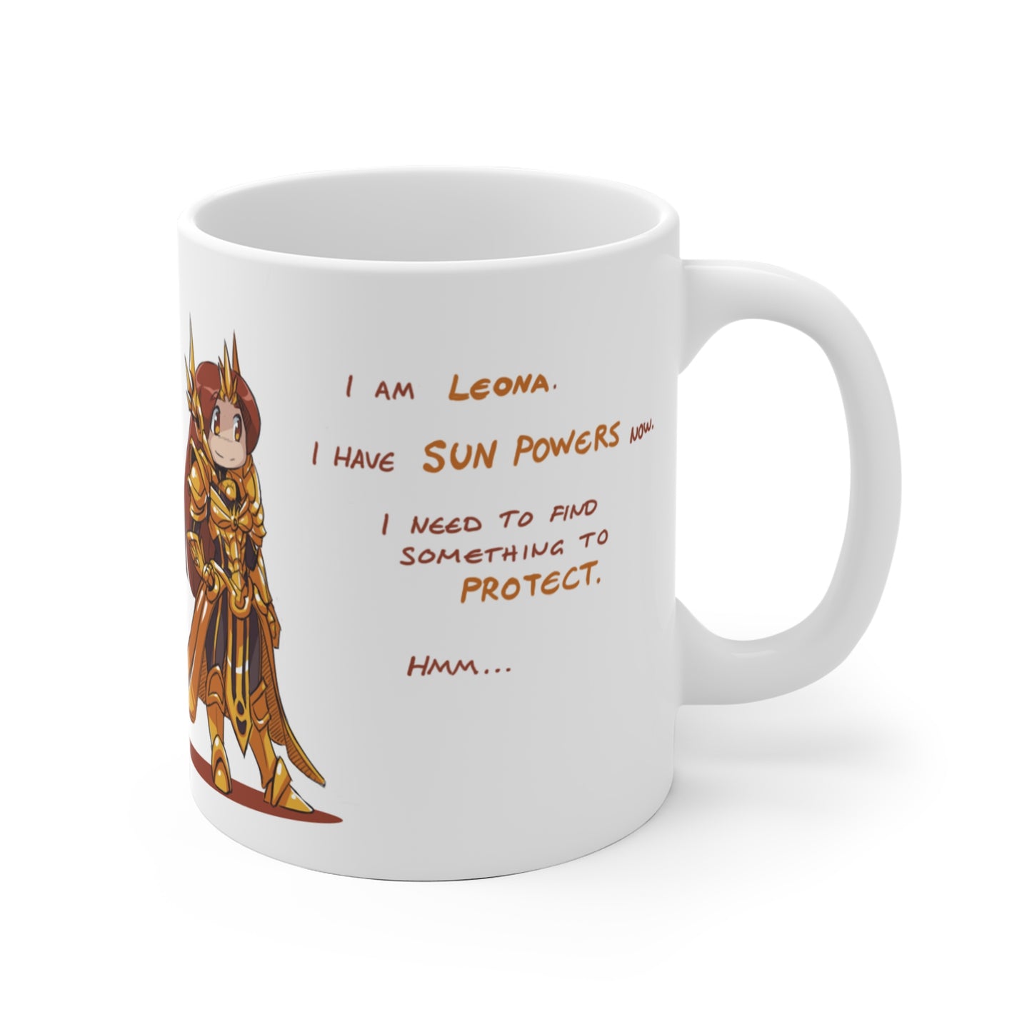 Personalized Leona Ceramic Mug - Custom Gift 11oz