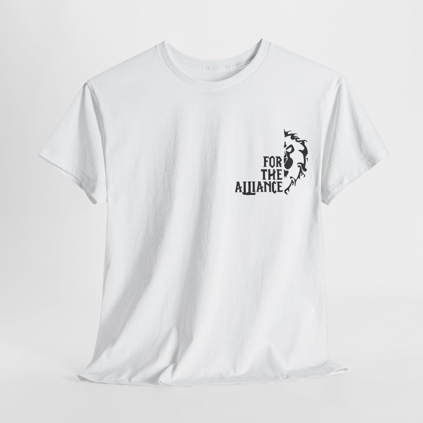 Unisex „Für die Allianz“ T-Shirt aus schwerer Baumwolle