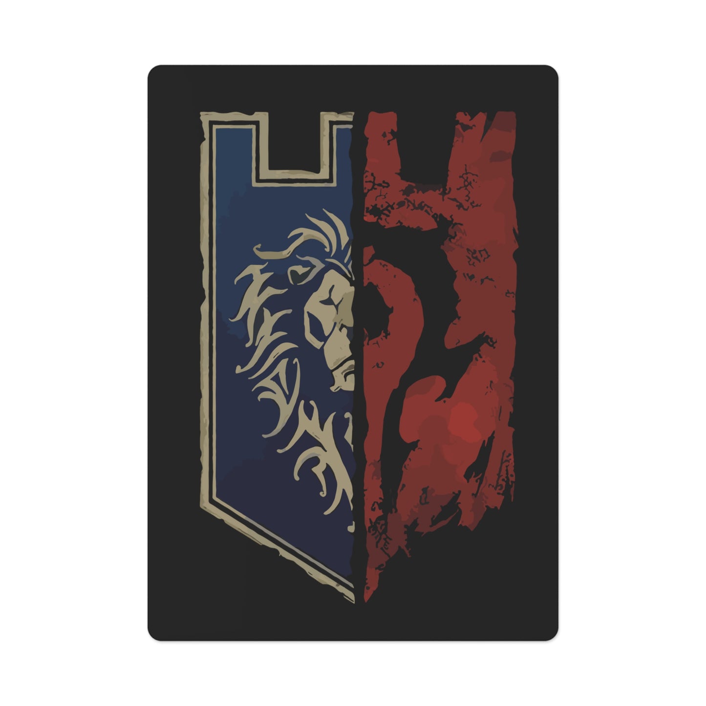 Poker Custom Cards Alliance and Horde