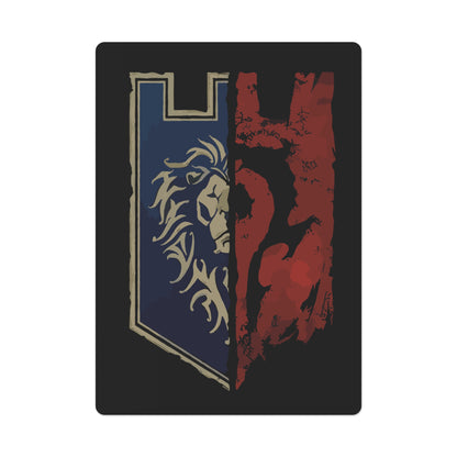 Poker Custom Cards Alliance and Horde