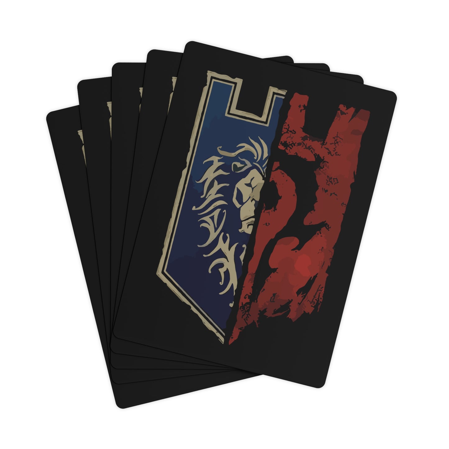 Poker Custom Cards Alliance and Horde