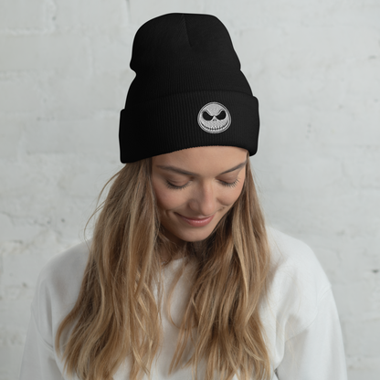 Unisex Embroidered Jack Skellington Hat – Comfort, Warmth, and Adjustable Style