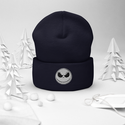 Unisex Embroidered Jack Skellington Hat – Comfort, Warmth, and Adjustable Style