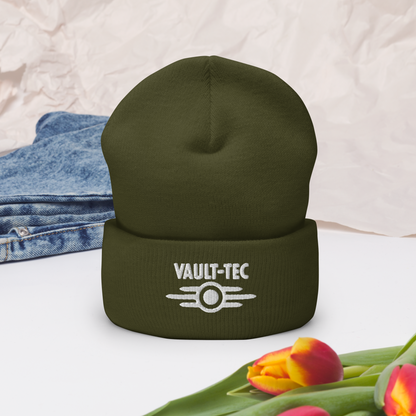 Unisex Embroidered Vault-tec Hat – Comfort, Warmth, and Adjustable Style