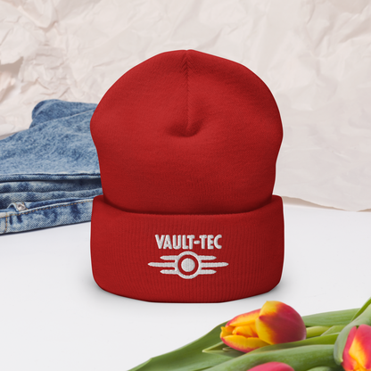 Unisex Embroidered Vault-tec Hat – Comfort, Warmth, and Adjustable Style