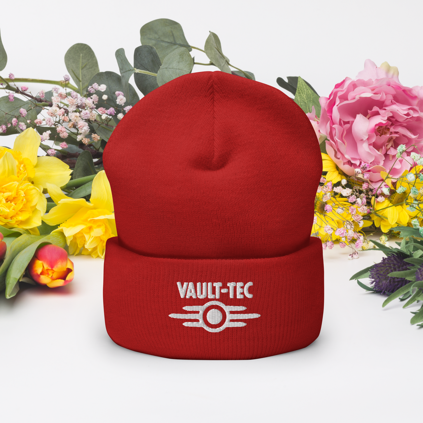 Unisex Embroidered Vault-tec Hat – Comfort, Warmth, and Adjustable Style