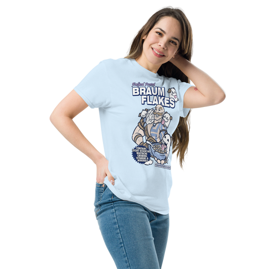 Unisex „Braum Flakes“ T-Shirt aus schwerer Baumwolle