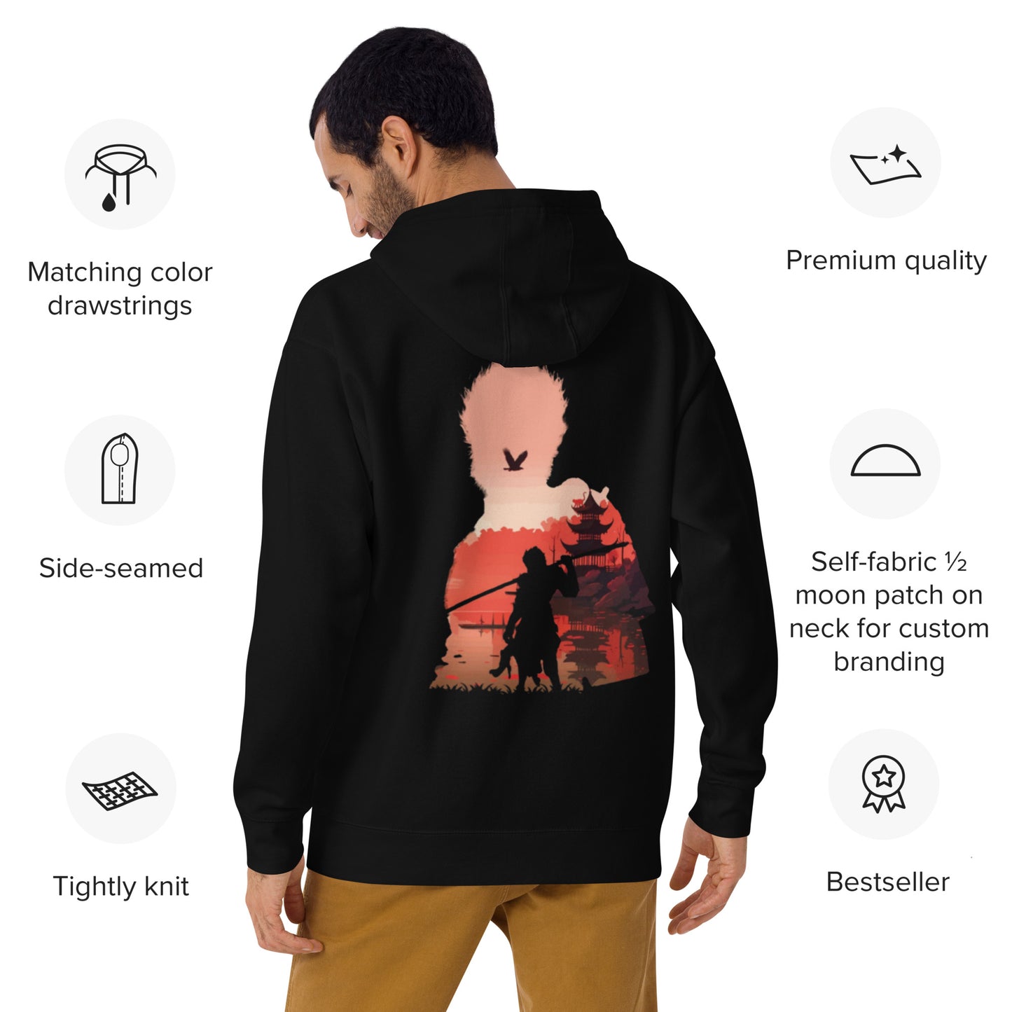 Der mythische Affenkönig: Wukong Ultimate Custom Hoodie - Unisex Heavy Blend™ Sweatshirt