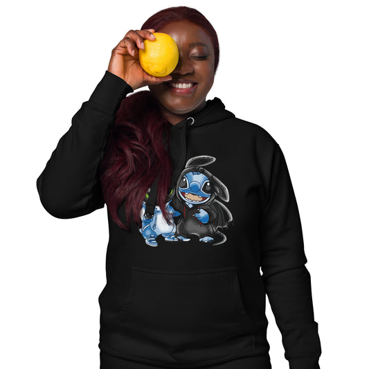 Toothless and Stitch Unisex Heavy Blend™ Hooded Sweatshirt, Custom Hoodie