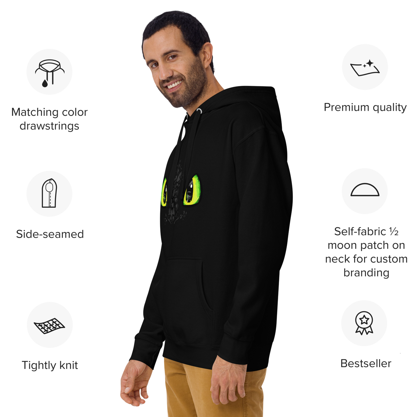 Toothless Unisex Heavy Blend™ Hooded Sweatshirt Custom Hoodie