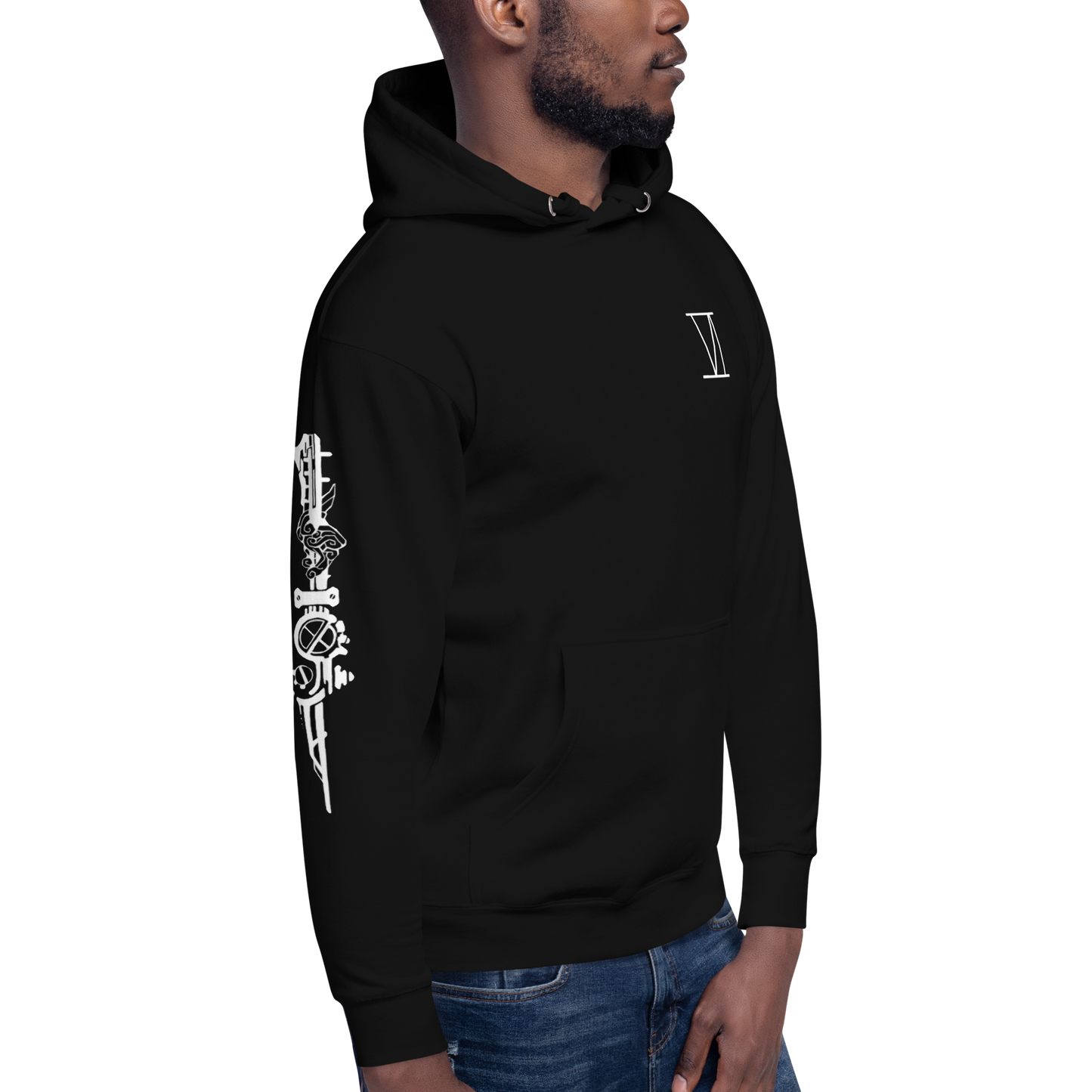 VI Unisex Hoodie – Einzigartiges Design für Fans